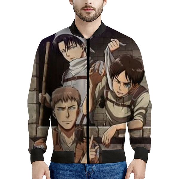 attack on giant detective boy pattern men s baseball jacket high-quality comfortable fashionable travel sports party commute, Black;brown
attack on giant detective boy pattern men s baseball jacket high-quality comfortable fashionable travel sports party commute, Black;brown