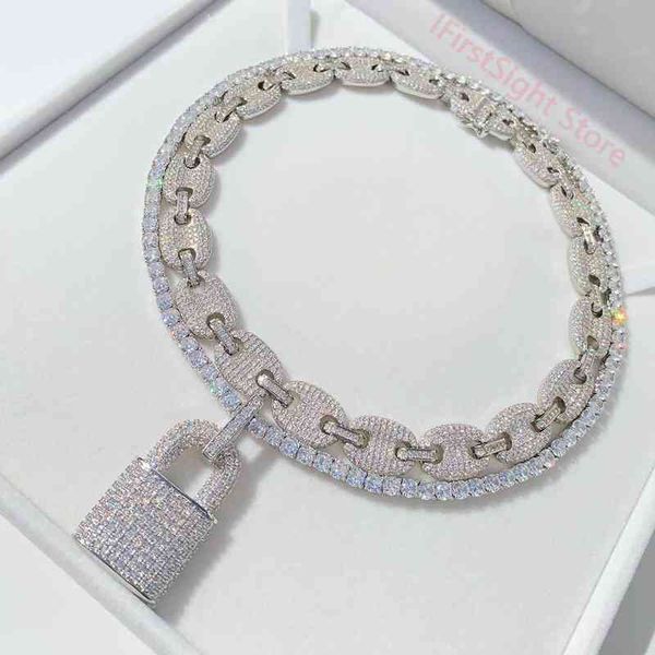 silver color cz lock pendant necklace 5mm tennis chain iced out bling cubic zircon charm choker for men women hip hop jewelry
silver color cz lock pendant necklace 5mm tennis chain iced out bling cubic zircon charm choker for men women hip hop jewelry