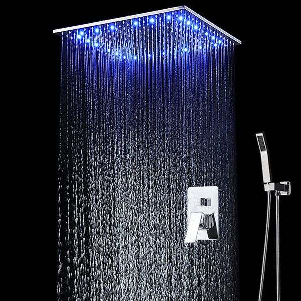 bathroom shower sets 2021 luxurious led faucets set 20 inch big rainfall panel head + and cold 2 functions valve
bathroom shower sets 2021 luxurious led faucets set 20 inch big rainfall panel head + and cold 2 functions valve