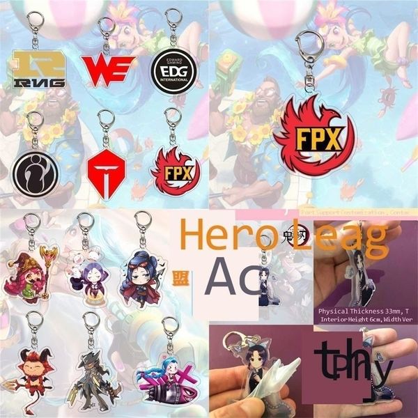 two sides printing lpl team keyring acrylic anime game action figures key chain rng fpx ig we edg lng dk kids favor schoolbag pendant hangin
two sides printing lpl team keyring acrylic anime game action figures key chain rng fpx ig we edg lng dk kids favor schoolbag pendant hangin