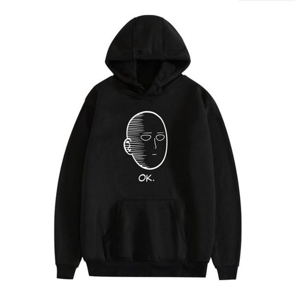 men's hoodies & sweatshirts arrival anime one punch man ok printed men 2021 spring winter warm fleece loose fit sportswear, Black
men's hoodies & sweatshirts arrival anime one punch man ok printed men 2021 spring winter warm fleece loose fit sportswear, Black