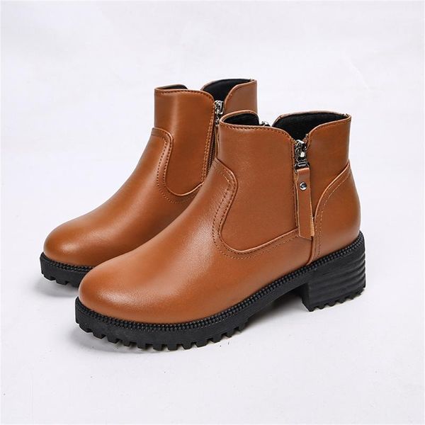 boots women ankle women's casual shoes side zipper round head spring and autumn fashion comfortable brown bk, Black
boots women ankle women's casual shoes side zipper round head spring and autumn fashion comfortable brown bk, Black