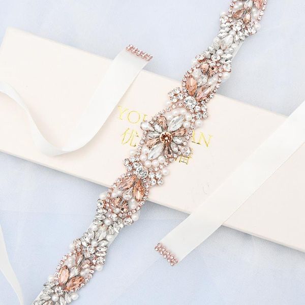 wedding sashes trixy s442 sparkle rose gold jeweled belts for formal dress accessories diamond bridal belt sash, White
wedding sashes trixy s442 sparkle rose gold jeweled belts for formal dress accessories diamond bridal belt sash, White