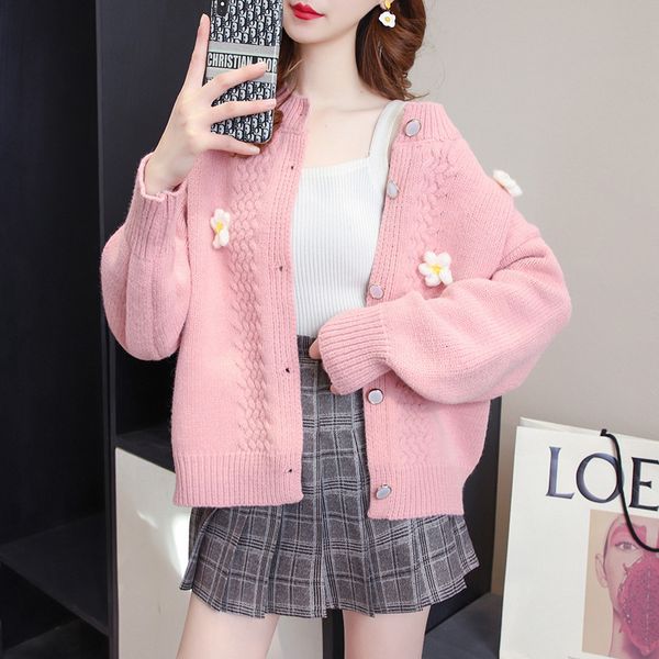 luxury women's jackets short cardigan women's 2021 spring and autumn loose lazy wind sweet student sweater coat, Black;brown
luxury women's jackets short cardigan women's 2021 spring and autumn loose lazy wind sweet student sweater coat, Black;brown