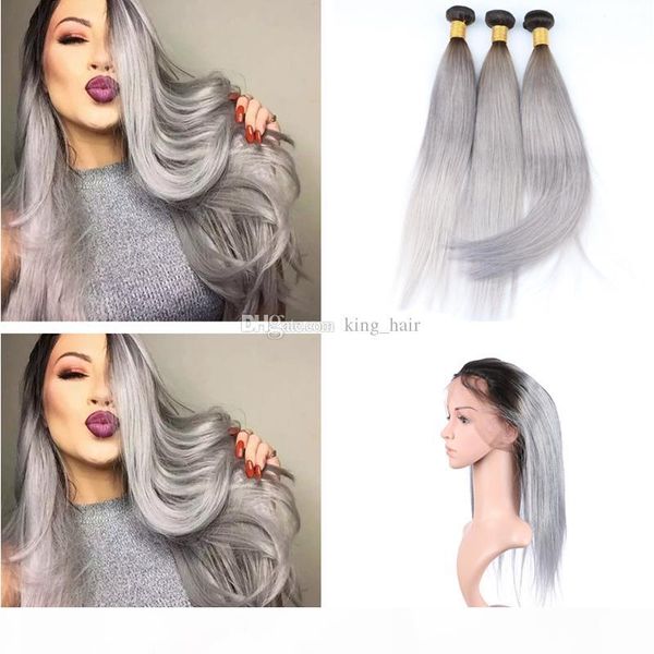 ombre color pre plucked 360 frontal with straight hair 3 bundles ombre 1b grey human hair weft extension with 360 lace band frontal, Black
ombre color pre plucked 360 frontal with straight hair 3 bundles ombre 1b grey human hair weft extension with 360 lace band frontal, Black
