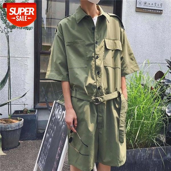 Summer hip hop playsuit Short Sleeve body Rompers women Loose Tooling Jumpsuit Punk baggy Oversize Streetwear dancing #Eg35, White
Summer hip hop playsuit Short Sleeve body Rompers women Loose Tooling Jumpsuit Punk baggy Oversize Streetwear dancing #Eg35, White