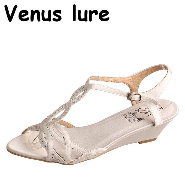 comfortable summer wedge shoes for women sandals wedding ivory color size 8, Black
comfortable summer wedge shoes for women sandals wedding ivory color size 8, Black