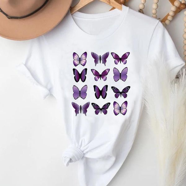 women's t-shirt t-shirts for women butterfly cartoon 90s spring summer printing clothes graphic tshirt lady print female tee, White
women's t-shirt t-shirts for women butterfly cartoon 90s spring summer printing clothes graphic tshirt lady print female tee, White