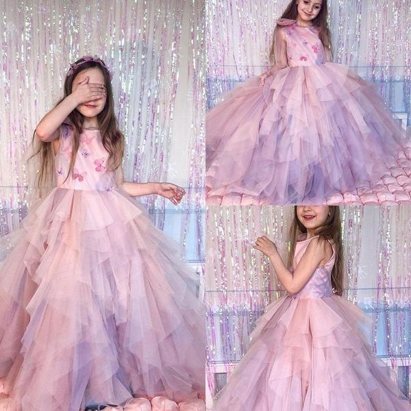 girl's dresses pink butterflies flower girl weddding tiered little wedding ball gowns first communion pageant kids, Red;yellow
girl's dresses pink butterflies flower girl weddding tiered little wedding ball gowns first communion pageant kids, Red;yellow