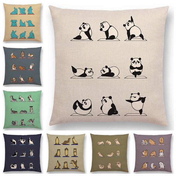 animals yoga funny cartoon prints cushion cover alpaca bunny dachshund bull terrier hippo dogs panda sofa pillow case
animals yoga funny cartoon prints cushion cover alpaca bunny dachshund bull terrier hippo dogs panda sofa pillow case