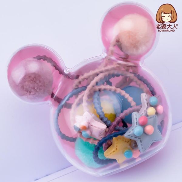 cartoon character modeling canned children's plush ball hair band combination set tie-up hair accessories rope, Slivery;white
cartoon character modeling canned children's plush ball hair band combination set tie-up hair accessories rope, Slivery;white