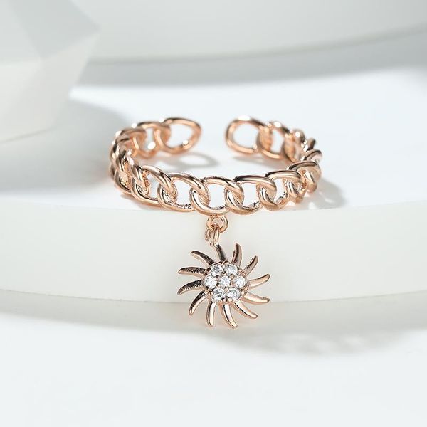 wedding rings dainty rose gold link chain ring for women cute sun pendant zircon inlaid open adjustable finger jewelry twinket gift, Slivery;golden
wedding rings dainty rose gold link chain ring for women cute sun pendant zircon inlaid open adjustable finger jewelry twinket gift, Slivery;golden