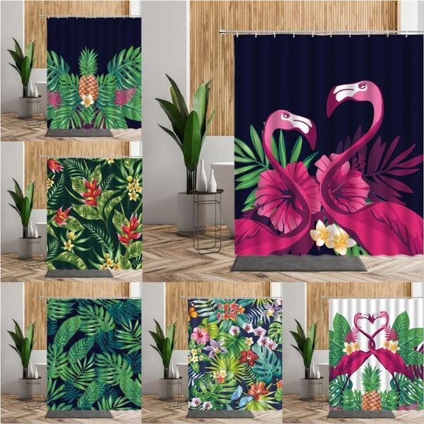 shower curtains tropical plant birds curtain for bathroom bath decor flamingo palm leaf flower wall hanging cloth waterproof set
shower curtains tropical plant birds curtain for bathroom bath decor flamingo palm leaf flower wall hanging cloth waterproof set