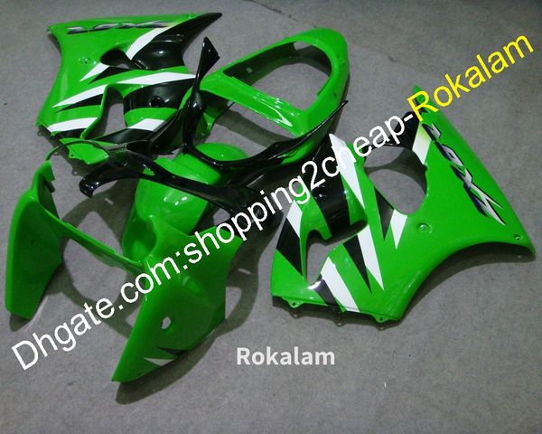 zx6r fairing for kawasaki cowling zx-6r green white black body 00 01 02 zx 6r 2000 2001 2002 (injection molding)
zx6r fairing for kawasaki cowling zx-6r green white black body 00 01 02 zx 6r 2000 2001 2002 (injection molding)