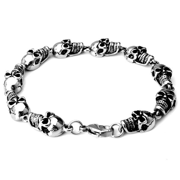 bangles bracelets fashion men's skeleton titanium steel bracelet, simple style and bracelet hfs89, Black
bangles bracelets fashion men's skeleton titanium steel bracelet, simple style and bracelet hfs89, Black