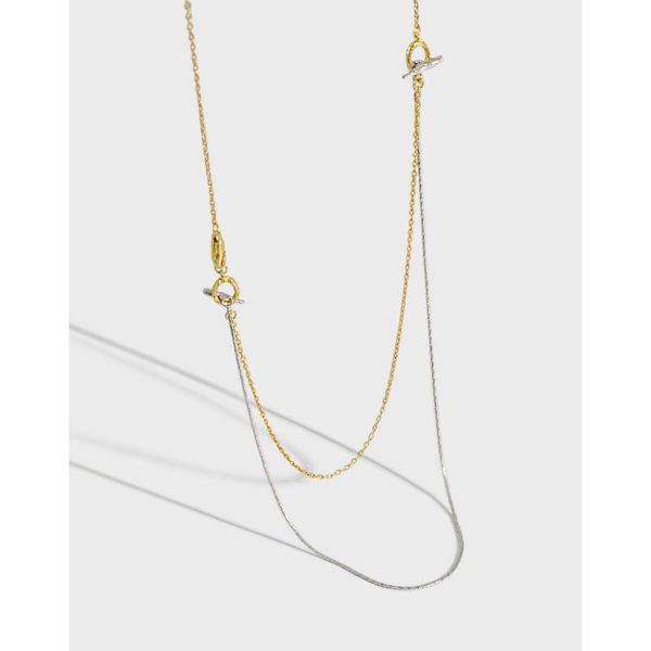 chains solid 925 sterling silver layered necklace chain for women ot toggle elegant party statement jewelry 2021 drop
chains solid 925 sterling silver layered necklace chain for women ot toggle elegant party statement jewelry 2021 drop
