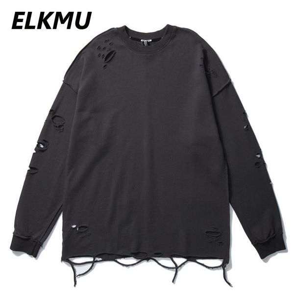 men's hoodies & sweatshirts elkmu streetwear harajuku hole design solid color sweatshirt mens autumn 2021 pullover oversize fashion hm, Black
men's hoodies & sweatshirts elkmu streetwear harajuku hole design solid color sweatshirt mens autumn 2021 pullover oversize fashion hm, Black