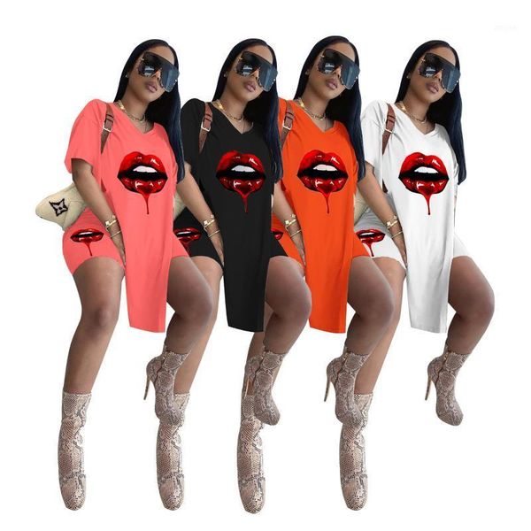 plus size tracksuits europe and the united states women's lips printed pure color short sleeve shorts two-piece outfit, Black
plus size tracksuits europe and the united states women's lips printed pure color short sleeve shorts two-piece outfit, Black