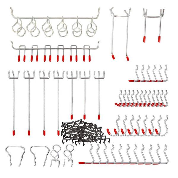 hooks & rails 52pcs pegboard assortment home storage system peg board tool hanger set garage kitchen workshop organizer utility ho
hooks & rails 52pcs pegboard assortment home storage system peg board tool hanger set garage kitchen workshop organizer utility ho