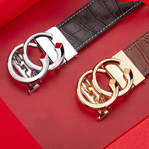 belts men's leather belt genuine automatic buckle young people business casual fashion cowhide first layer, Black;brown
belts men's leather belt genuine automatic buckle young people business casual fashion cowhide first layer, Black;brown