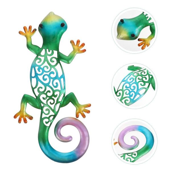 pendant necklaces 1pc colorful iron gecko adornment simulation ornament wall art decor, Silver
pendant necklaces 1pc colorful iron gecko adornment simulation ornament wall art decor, Silver