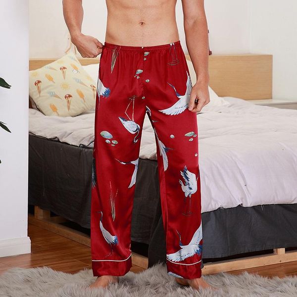 men's sleepwear burgundy style mens long pants spring summer casual silky home wear male sleep pyjama bath trousers l xl xxl, Black;brown
men's sleepwear burgundy style mens long pants spring summer casual silky home wear male sleep pyjama bath trousers l xl xxl, Black;brown