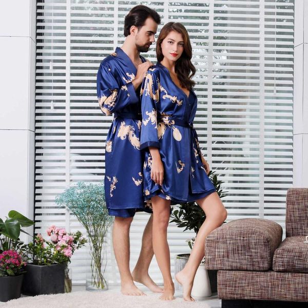 women's sleepwear sleeprobes couple fashion casual 2021 imitation silk nightgown all season thin long sleeve cardigan nightrobe robes, Black;red
women's sleepwear sleeprobes couple fashion casual 2021 imitation silk nightgown all season thin long sleeve cardigan nightrobe robes, Black;red
