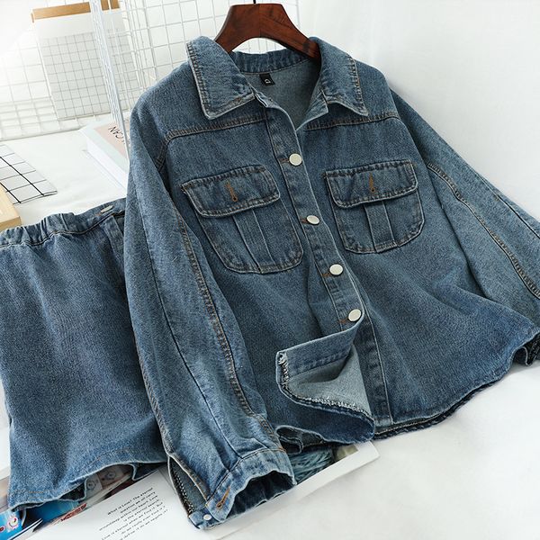 mode denim single cardigan waist jacket half hip length skirt female parts iebd, Black
mode denim single cardigan waist jacket half hip length skirt female parts iebd, Black