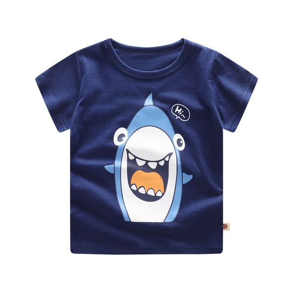 cartoon short t-shirt pure cotton leisure printing baby half sleeve bottom shirt middle and small children's t, Black;white
cartoon short t-shirt pure cotton leisure printing baby half sleeve bottom shirt middle and small children's t, Black;white