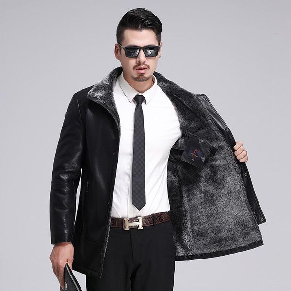 men's fur & faux fashion man coat winter clothes cashmere thickening leather jacket keep warm youth business casual m-xxxl, Black
men's fur & faux fashion man coat winter clothes cashmere thickening leather jacket keep warm youth business casual m-xxxl, Black