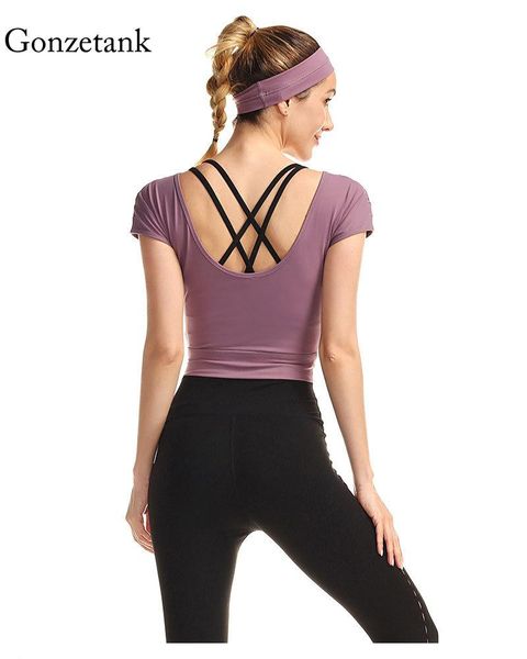 yoga outfit 2021 spring summer clothes women's beautiful back running fitness sports short-sleeved shirts
yoga outfit 2021 spring summer clothes women's beautiful back running fitness sports short-sleeved shirts