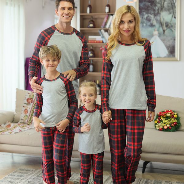 christmas new word plaid gray print long-sleeved pants parent-child suit home service, Blue
christmas new word plaid gray print long-sleeved pants parent-child suit home service, Blue