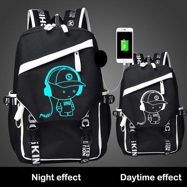 backpack 2021 men luminous animation school bags for teenagers casual student usb charging lapfashion travel
backpack 2021 men luminous animation school bags for teenagers casual student usb charging lapfashion travel