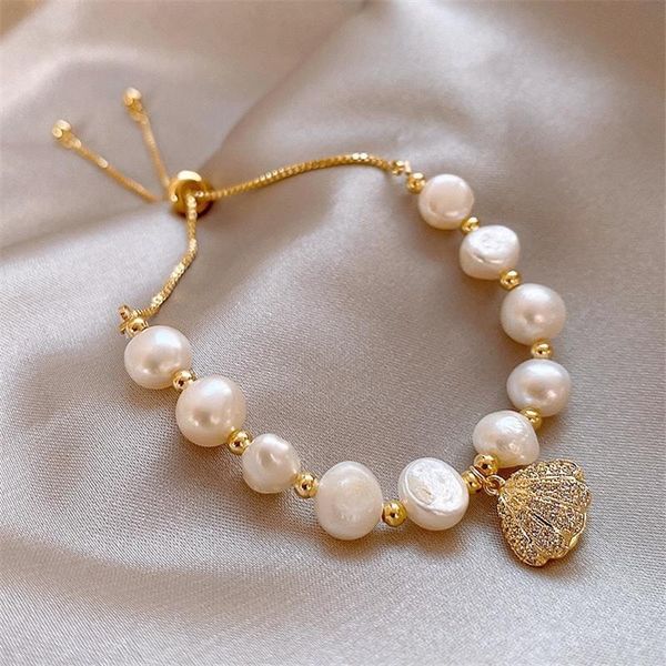 beaded, strands shell pearl bracelet female exquisite student girlfriends simple design baroque, Black
beaded, strands shell pearl bracelet female exquisite student girlfriends simple design baroque, Black
