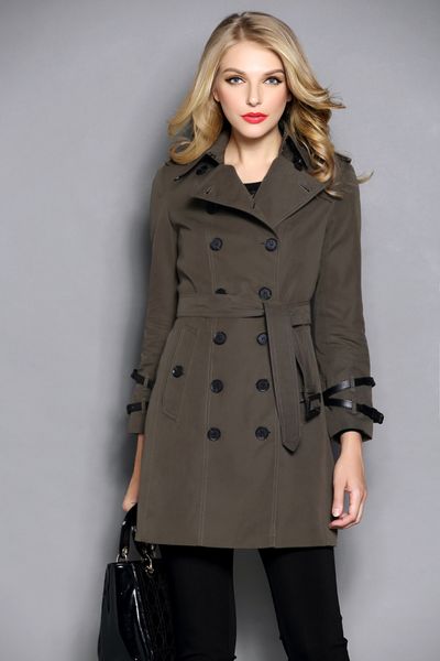 women's trench coats long classic windbreaker waterproof british high-end english style autumn winter gabadian solid color size coat a9, Tan;black
women's trench coats long classic windbreaker waterproof british high-end english style autumn winter gabadian solid color size coat a9, Tan;black