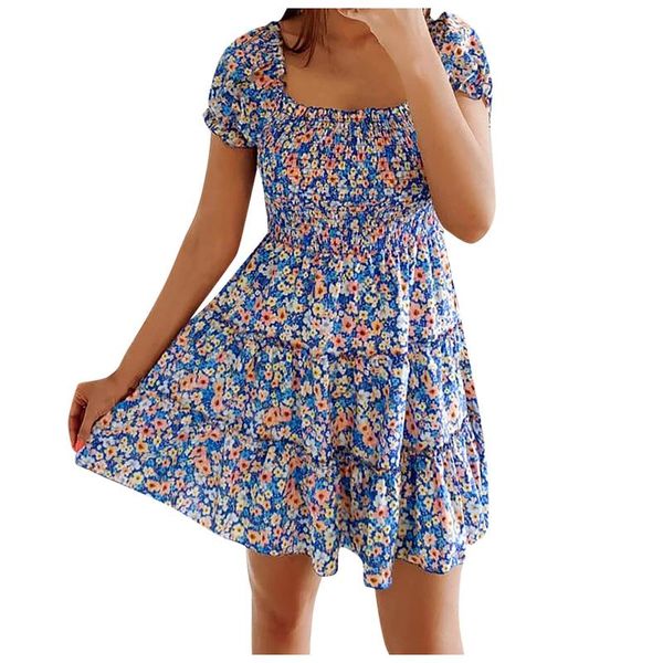casual dresses women summer 2021 square neck floral print boho beach dress ruffle short sleeve a line mini sundress #t2g, Black;gray
casual dresses women summer 2021 square neck floral print boho beach dress ruffle short sleeve a line mini sundress #t2g, Black;gray
