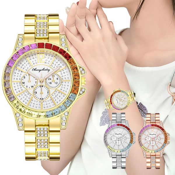 wristwatches women casual fashion stainless steel band folding buckle watch crystal diamond watches clock relogio, Slivery;brown
wristwatches women casual fashion stainless steel band folding buckle watch crystal diamond watches clock relogio, Slivery;brown
