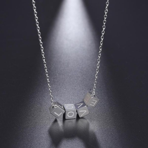 pendant necklaces eueavan 5pcs fashion necklace block love sweet stainless steel wholesale jewelry gifts for men women, Silver
pendant necklaces eueavan 5pcs fashion necklace block love sweet stainless steel wholesale jewelry gifts for men women, Silver