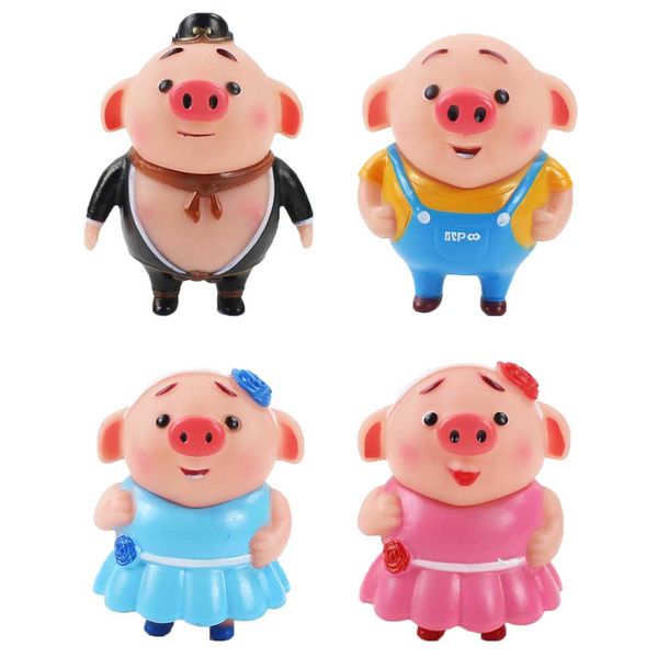 10cm 4pcs/lot anime kawaii pig figure toys cartoon animals pig family figurine pvc model dolls gift for kids
10cm 4pcs/lot anime kawaii pig figure toys cartoon animals pig family figurine pvc model dolls gift for kids