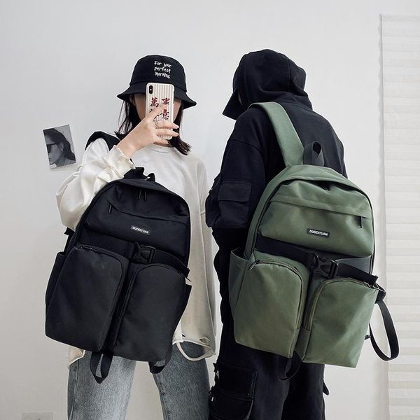 backpack harajuku retro multi-pocket design student schoolbag large capacity versatile casual boys and girls
backpack harajuku retro multi-pocket design student schoolbag large capacity versatile casual boys and girls