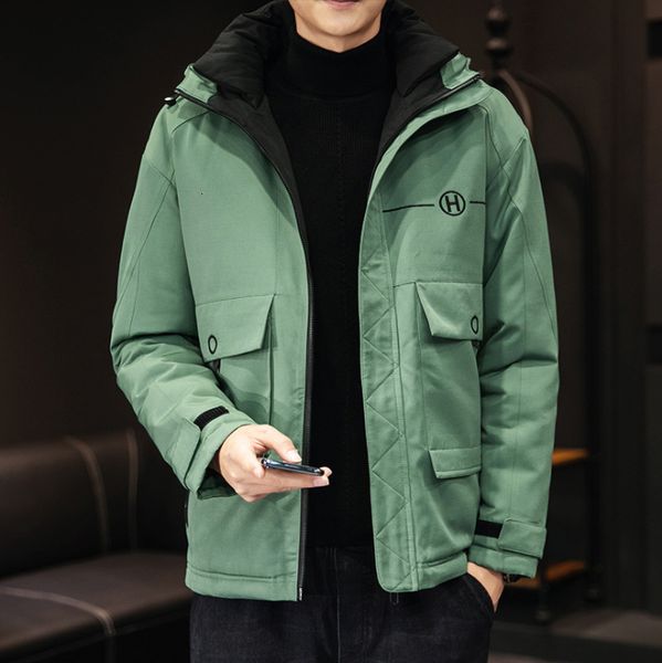 winter new korean trend hooded jaket warm cotton clothes students short men's handsome jacket parka coat, Black
winter new korean trend hooded jaket warm cotton clothes students short men's handsome jacket parka coat, Black