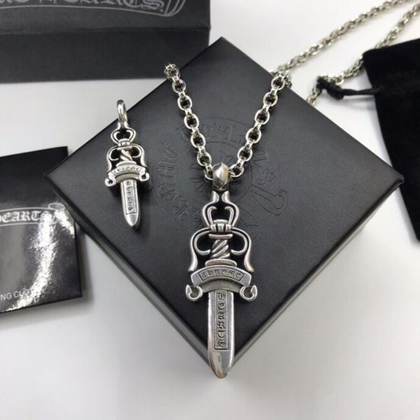 party favor chrome/hearts necklace croquet character sword boys' versatile hip hop sweater chain accessories pendant fas
party favor chrome/hearts necklace croquet character sword boys' versatile hip hop sweater chain accessories pendant fas