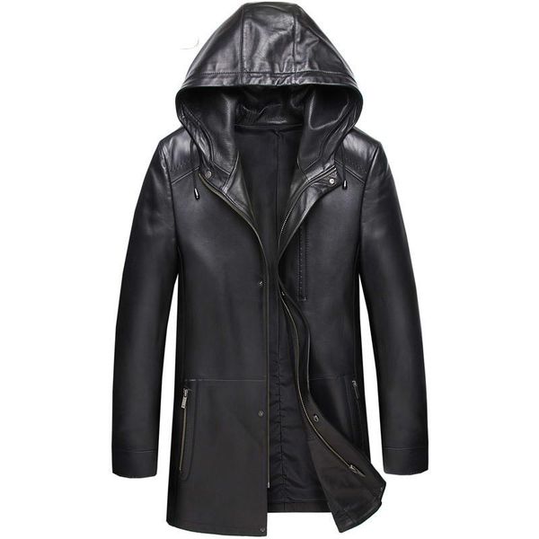 men's leather & faux genuine jacket thick windbreaker winter down jackets sheepskin 8xl plus size clothes hommes veste lxr326, Black
men's leather & faux genuine jacket thick windbreaker winter down jackets sheepskin 8xl plus size clothes hommes veste lxr326, Black