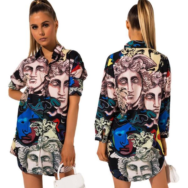 pattern printed shirt dress new autumn spring leisure loose long shirts turn-down neck long sleeve fashion female shirts, White
pattern printed shirt dress new autumn spring leisure loose long shirts turn-down neck long sleeve fashion female shirts, White