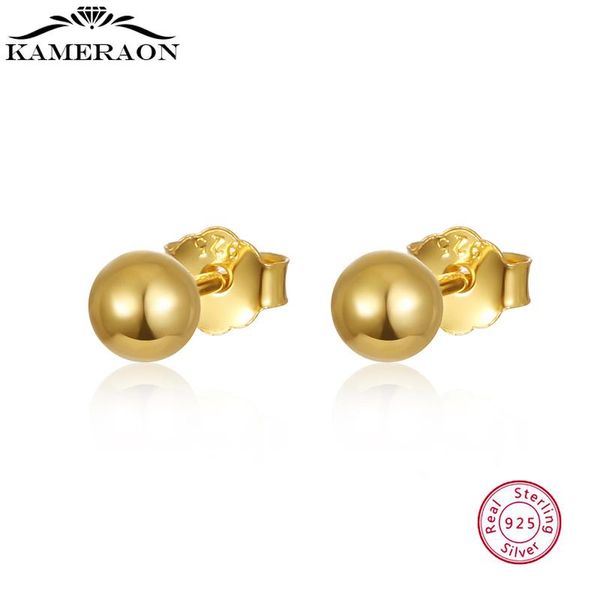 stud 100% real sterling silver 925 fashion earrings small cute ball simple jewelry gifts for women girls, Golden;silver
stud 100% real sterling silver 925 fashion earrings small cute ball simple jewelry gifts for women girls, Golden;silver