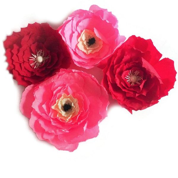 2021 4pcs crepe paper flowers backdrop artificial decorative flower for wedding & event baby nursery windows display customized
2021 4pcs crepe paper flowers backdrop artificial decorative flower for wedding & event baby nursery windows display customized