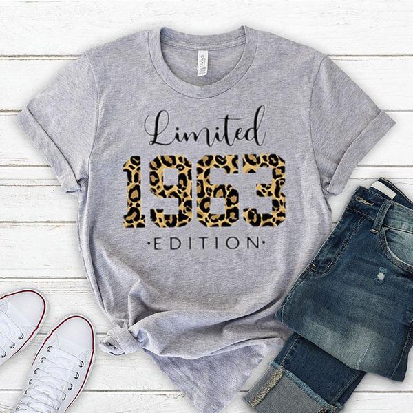 women's t-shirt limited edition leopard 1963 shirt, vintage plaid harajuku fashion tees,for her birthday gift,suitable for four seasons, White
women's t-shirt limited edition leopard 1963 shirt, vintage plaid harajuku fashion tees,for her birthday gift,suitable for four seasons, White