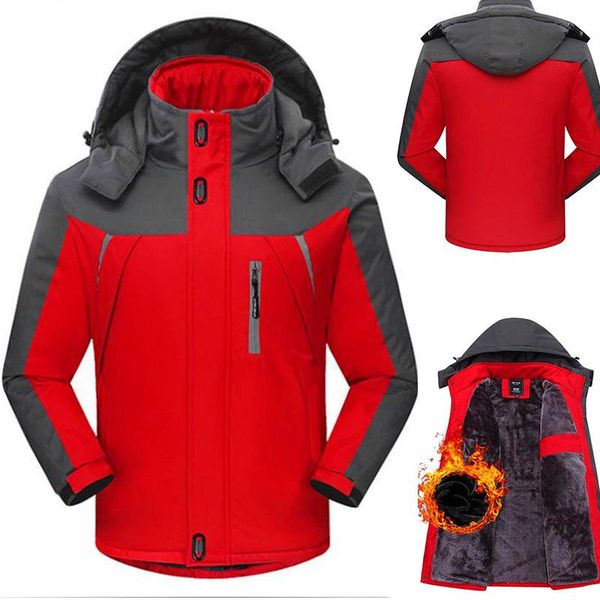 men's jackets winter coats men outdoor warm hooded jacket waterproof and windproof plus size loose hoodies mountaineering outwear male, Black;brown
men's jackets winter coats men outdoor warm hooded jacket waterproof and windproof plus size loose hoodies mountaineering outwear male, Black;brown
