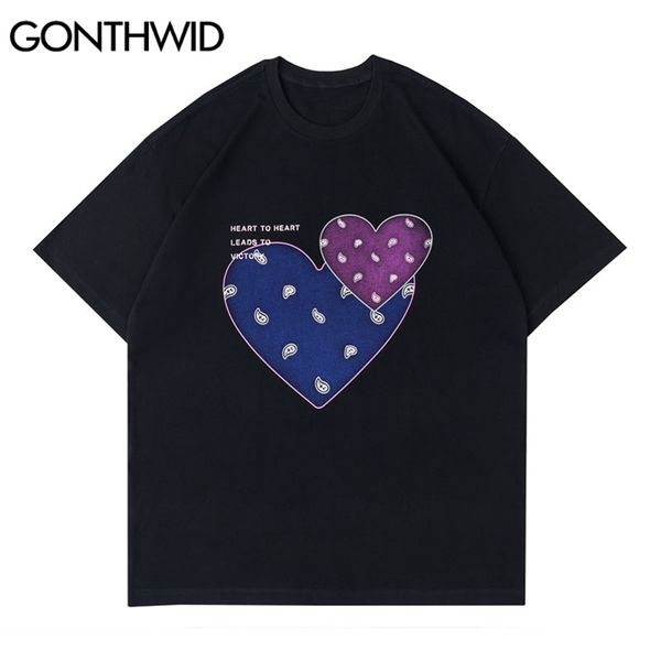 oversized t-shirt hip hop heart print tees shirts streetwear harajuku fashion loose casual cotton hipster tshirts 210602, White;black
oversized t-shirt hip hop heart print tees shirts streetwear harajuku fashion loose casual cotton hipster tshirts 210602, White;black