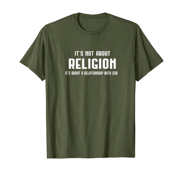 it's not about religion it's about a relationship with god t-shirt, White;black
it's not about religion it's about a relationship with god t-shirt, White;black